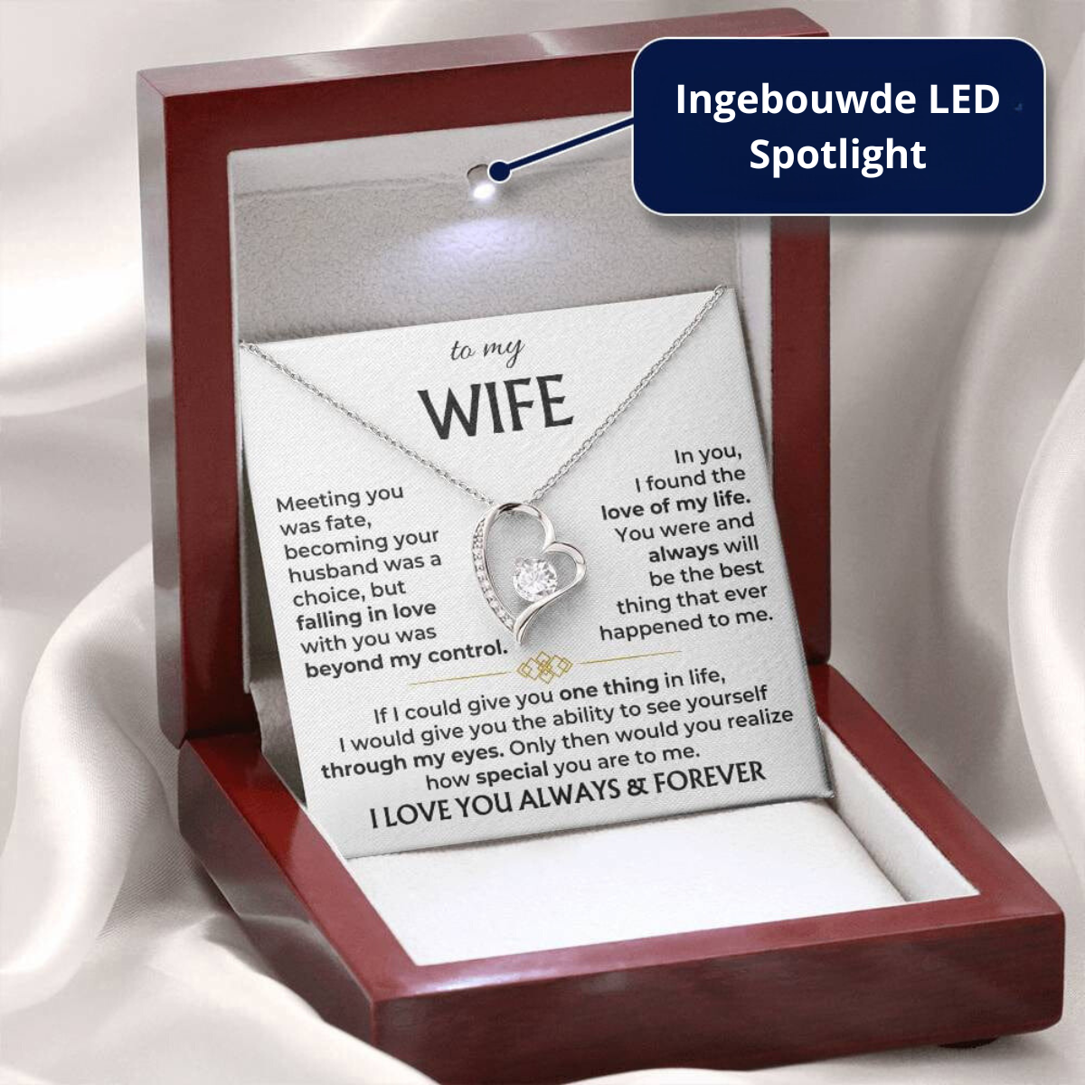 Diamond Love - Collier romantique pour la femme de votre vie