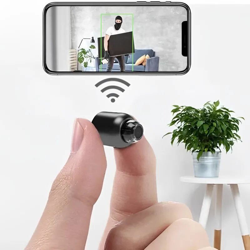 Invisicam | Compacte Caméra de Surveillance Sans Fil Wifi 5G HD 1080P 0