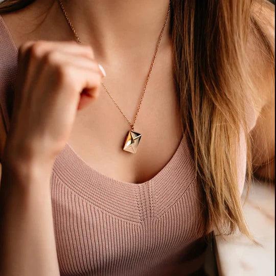 Love Chain - Collier message d'amour pour votre bien-aimee