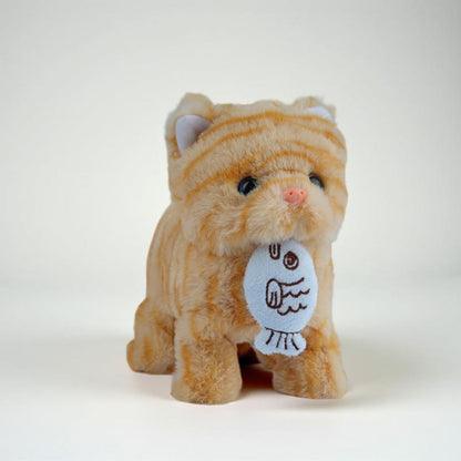 Jouet Chat Interactif | Robot en Peluche Réaliste avec Fonctionnalités Animées | Compagnon Éducatif pour Heures de Jeu Amusantes 2