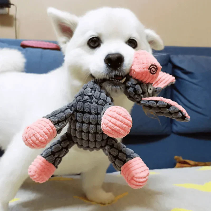 Jouet Pour Chien | Ensemble Résistant en Peluche avec Animaux Ludiques | Idéal pour Mordeurs Actifs 4