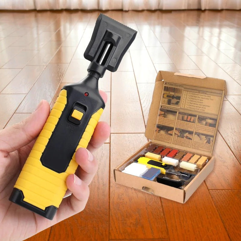 Kit de Réparation de Sols | Outils de Réparation Durables avec 11 Blocs de Couleur | Solution Facile pour Réparer les Dommages 0