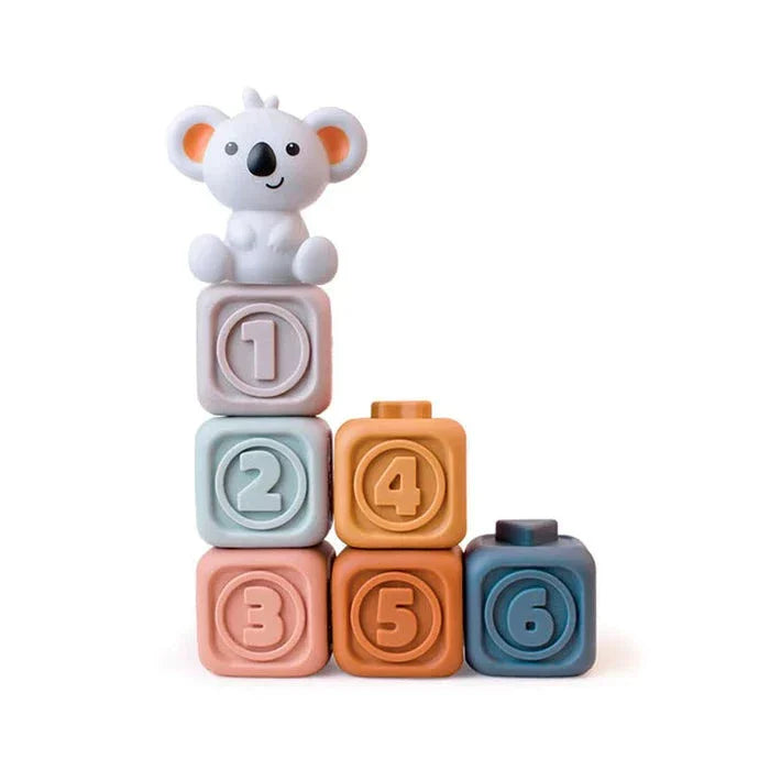 CubbyStack – Jouet Éducatif Bébé Silicone