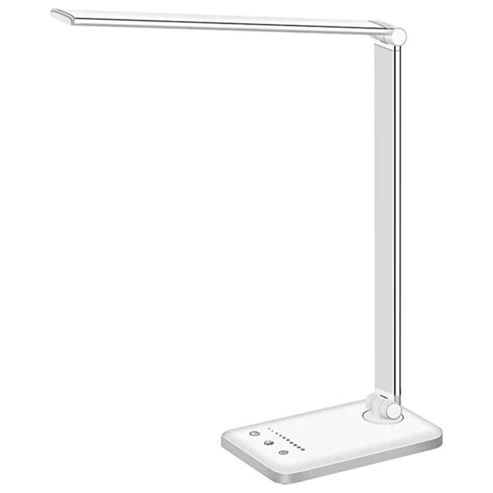 Lampe de Bureau LED Design avec Port USB et 5 Modes d'Éclairage | Éclairage Confortable pour un Espace de Travail Optimal 4