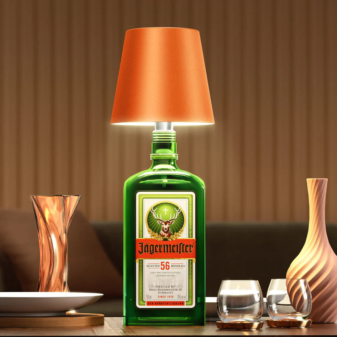 Bottle Lamp Sans Fil - Lampe de table rechargeable en forme de bouteille