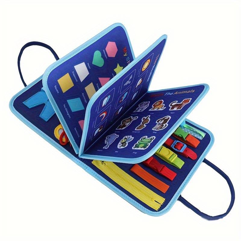 Livre Éducatif Montessori | Livre d'Apprentissage Interactif avec Activités Engagées | Développez la Motricité Fine et l'Indépendance 4