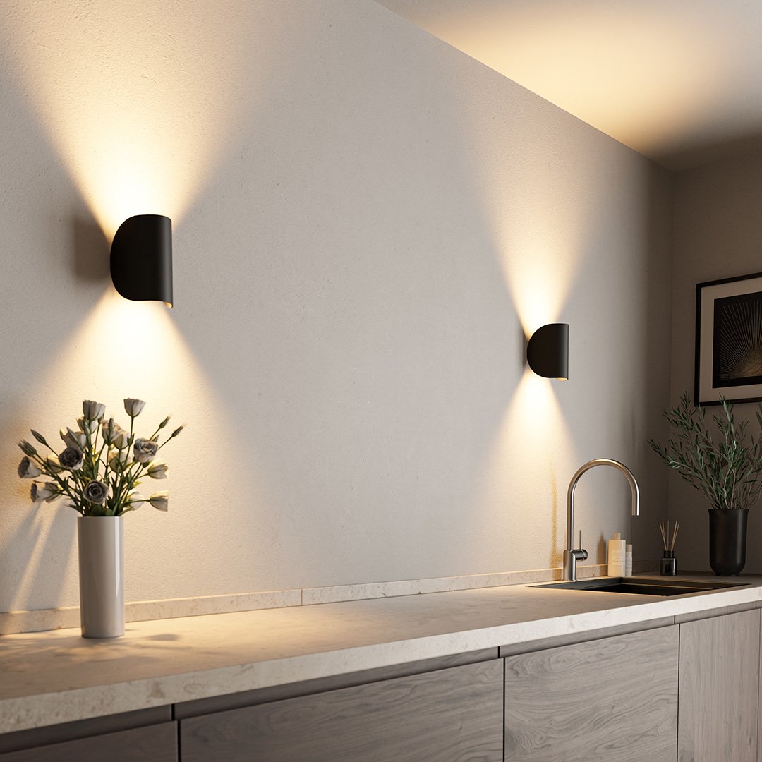 LumenTwist | Élégante Applique Murale LED Rotative et Inclinable IP65 1
