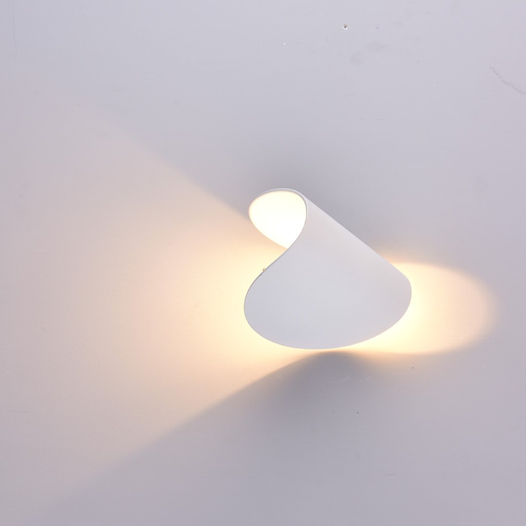 LumenTwist | Élégante Applique Murale LED Rotative et Inclinable IP65 6