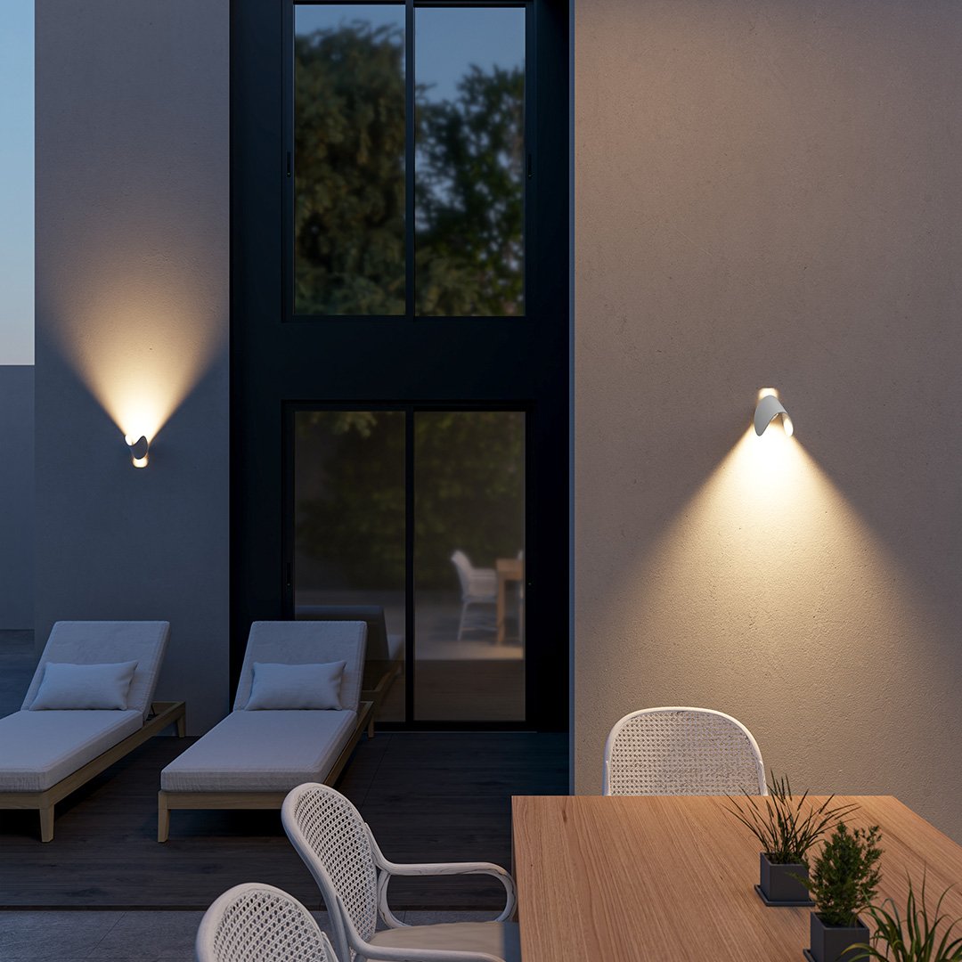 LumenTwist | Élégante Applique Murale LED Rotative et Inclinable IP65 8