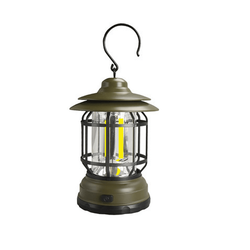 LumenVintage | Élégante Lampe de Camping Rétro Portable 13