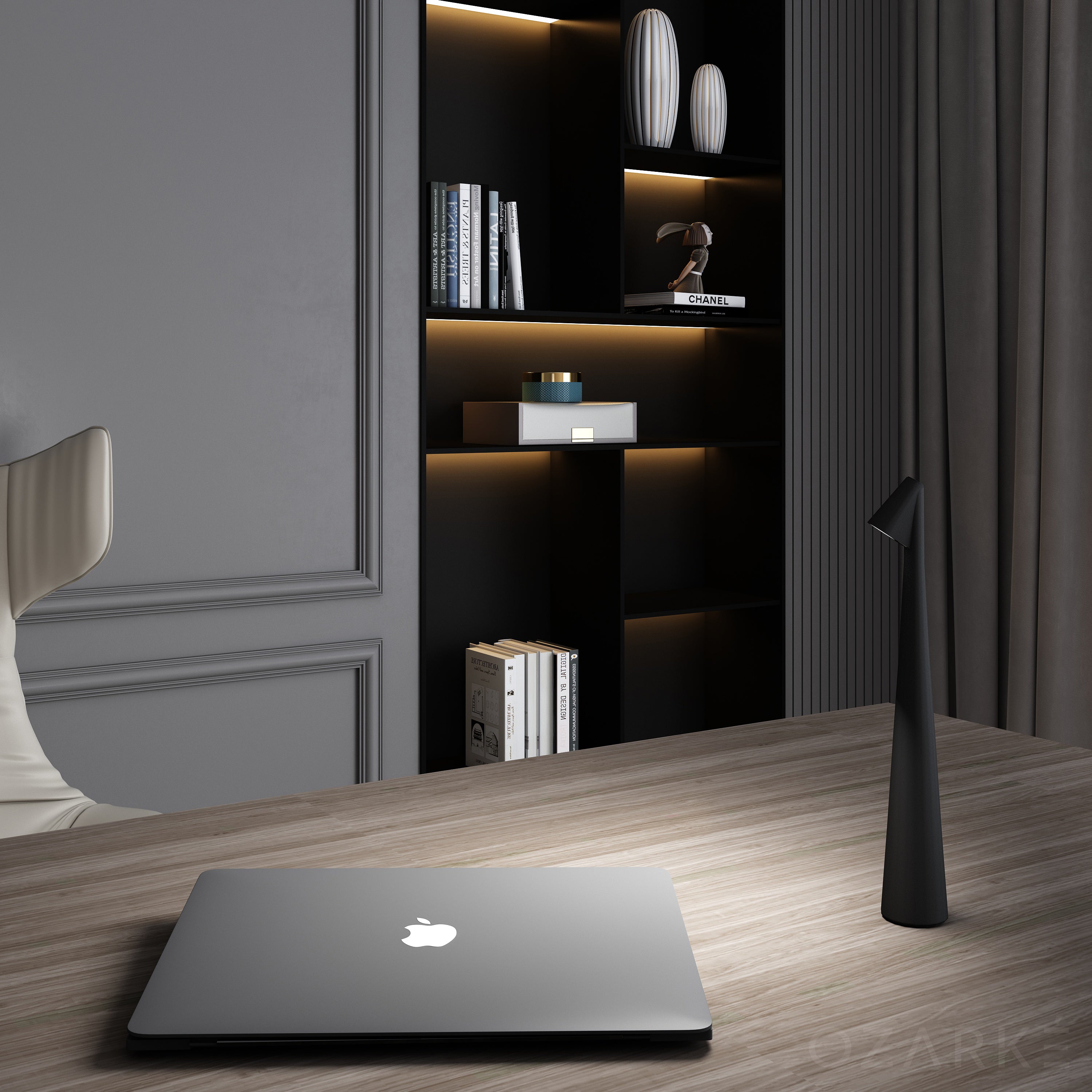 LumiSlim - Lampe de table LED rechargeable au design élégant