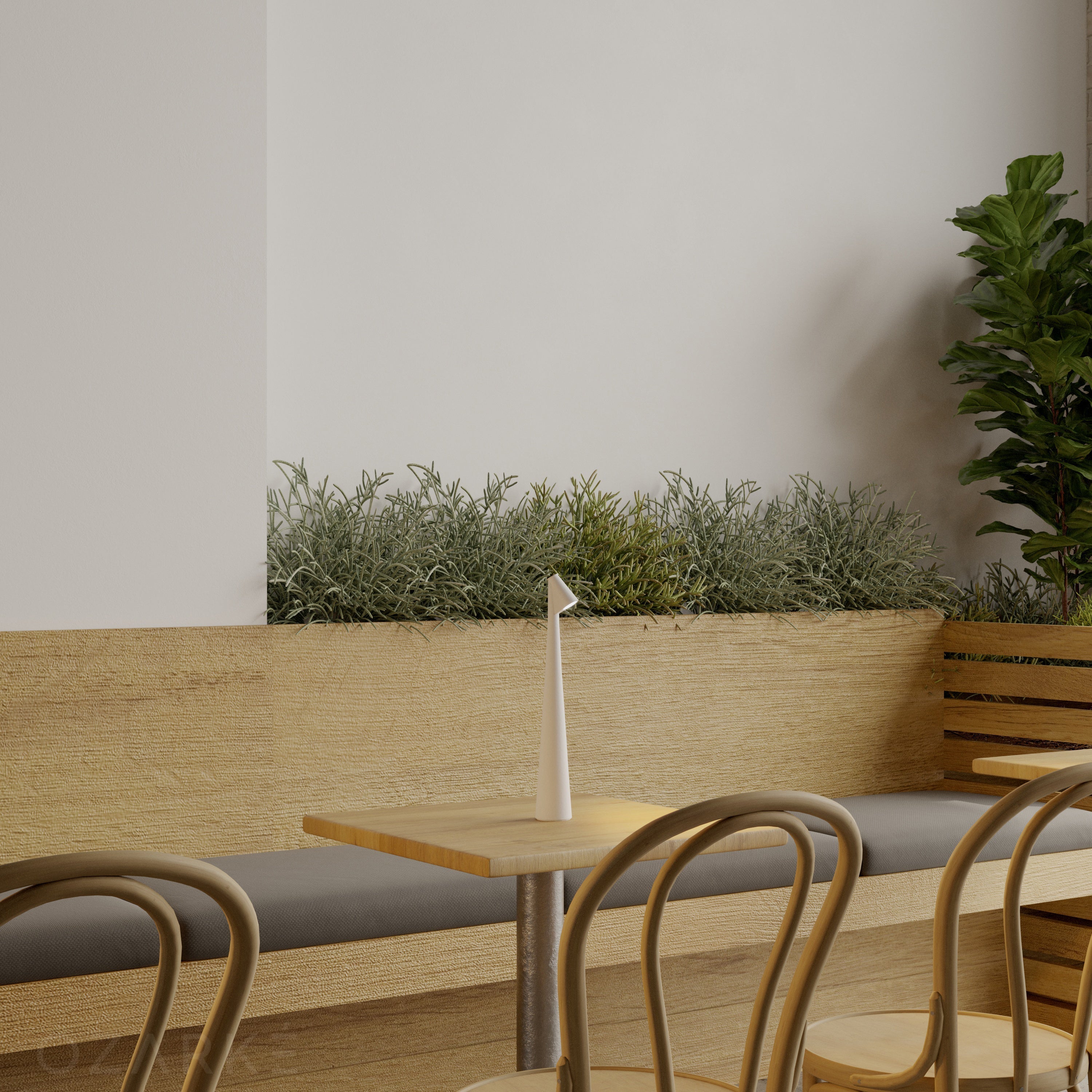 LumiSlim - Lampe de table LED rechargeable au design élégant