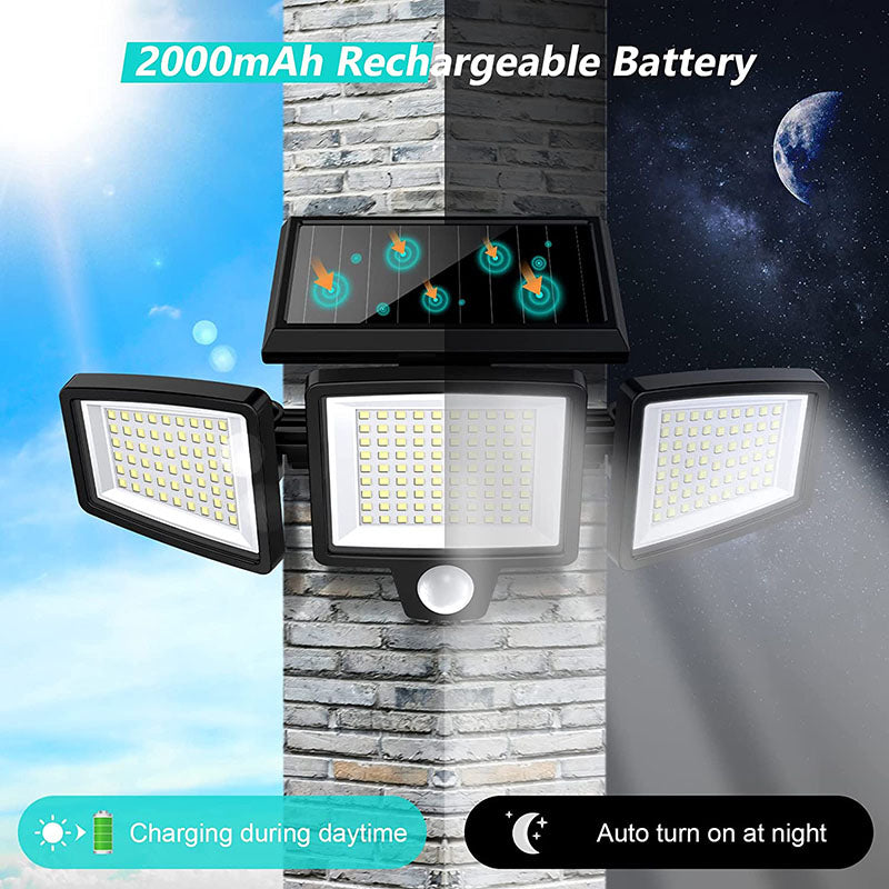 LumiSolar | Éclatante Lampe Solaire de Sécurité avec Détecteur de Mouvement 2