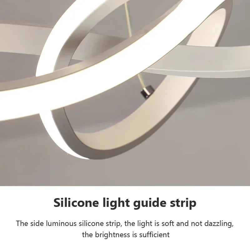 LumiWave | Élégant Plafonnier LED Design Pour Salon et Cuisine 3