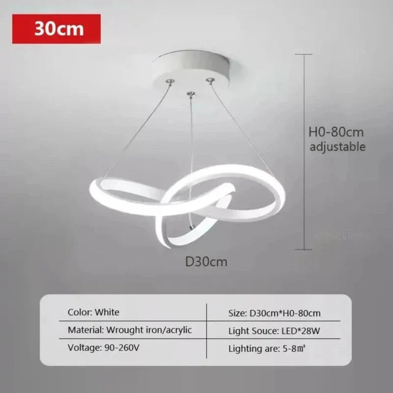 LumiWave | Élégant Plafonnier LED Design Pour Salon et Cuisine 8