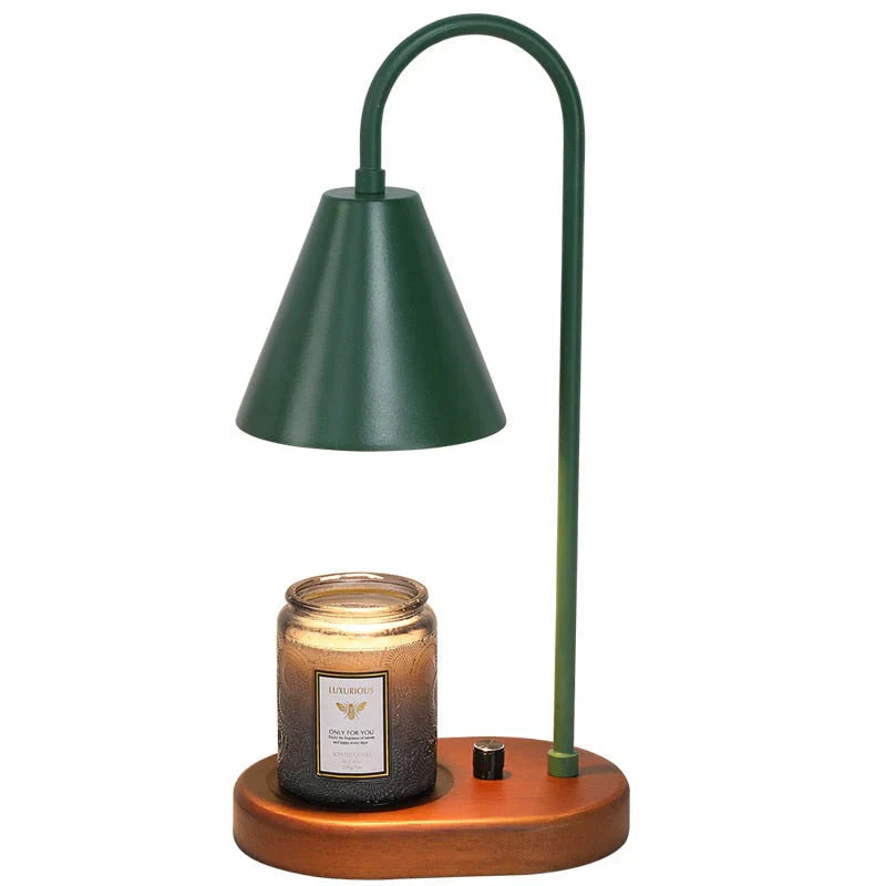 LumièreBois | Élégant Chauffe Bougie Ambiance pour Soirées Envoûtantes 7