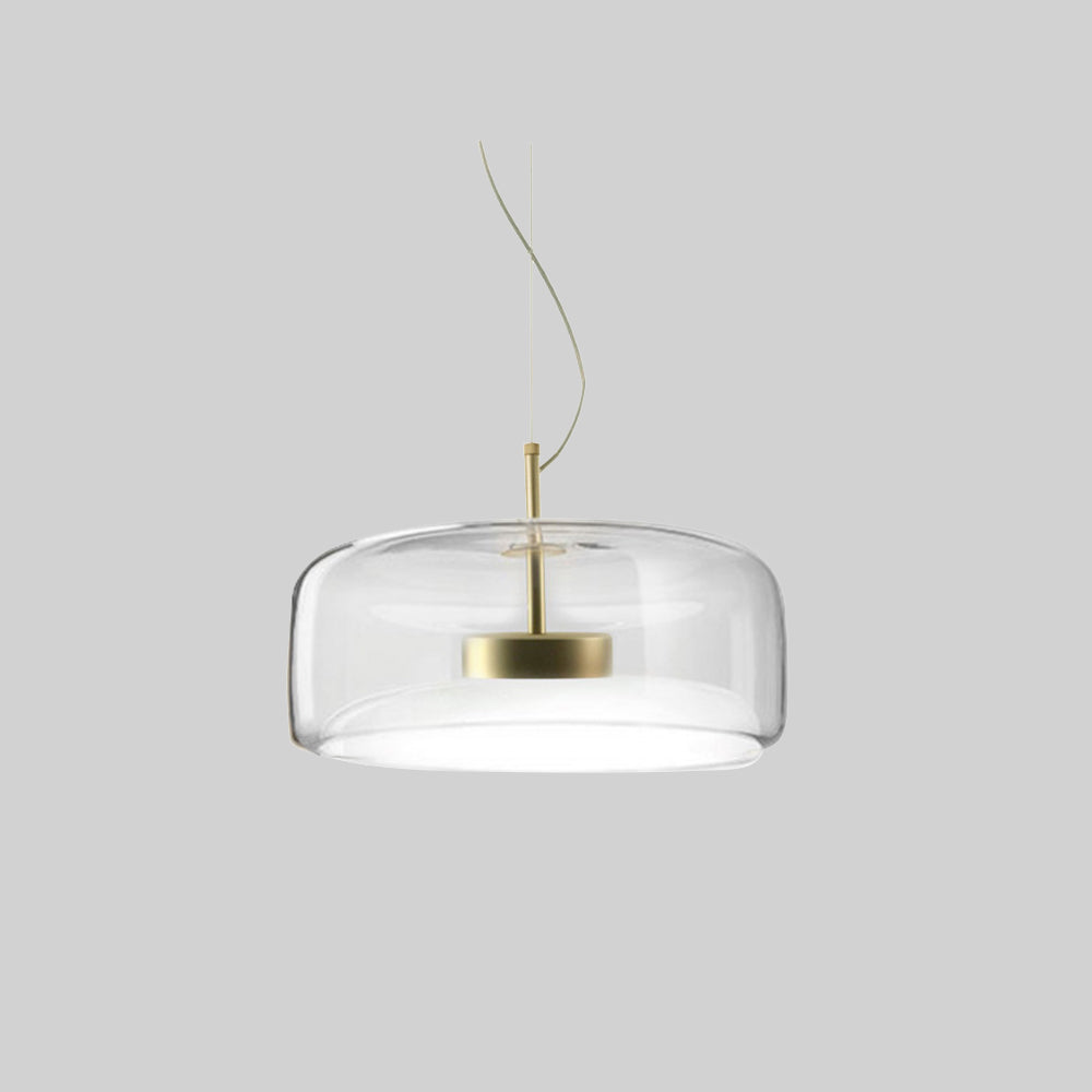 LumièreDorée | Élégante Lampe Suspendue Rétro en Métal et Verre 4