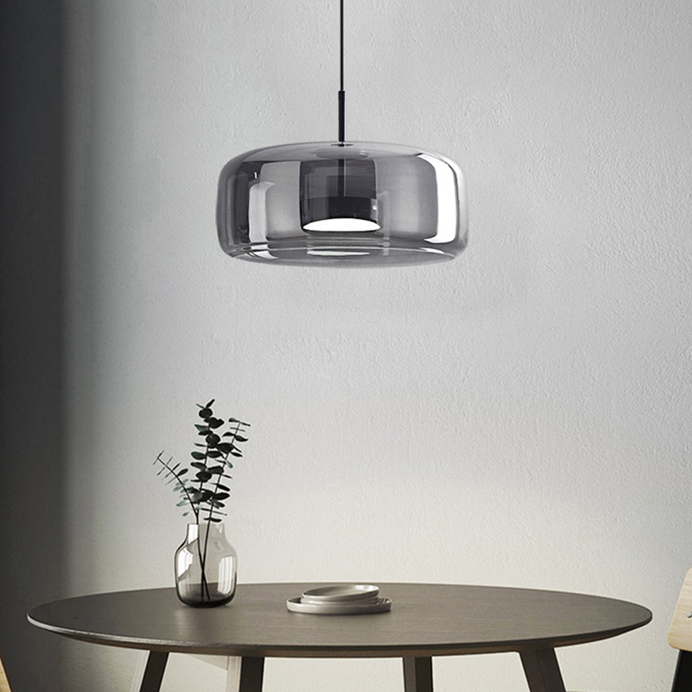 LumièreDorée | Élégante Lampe Suspendue Rétro en Métal et Verre 8