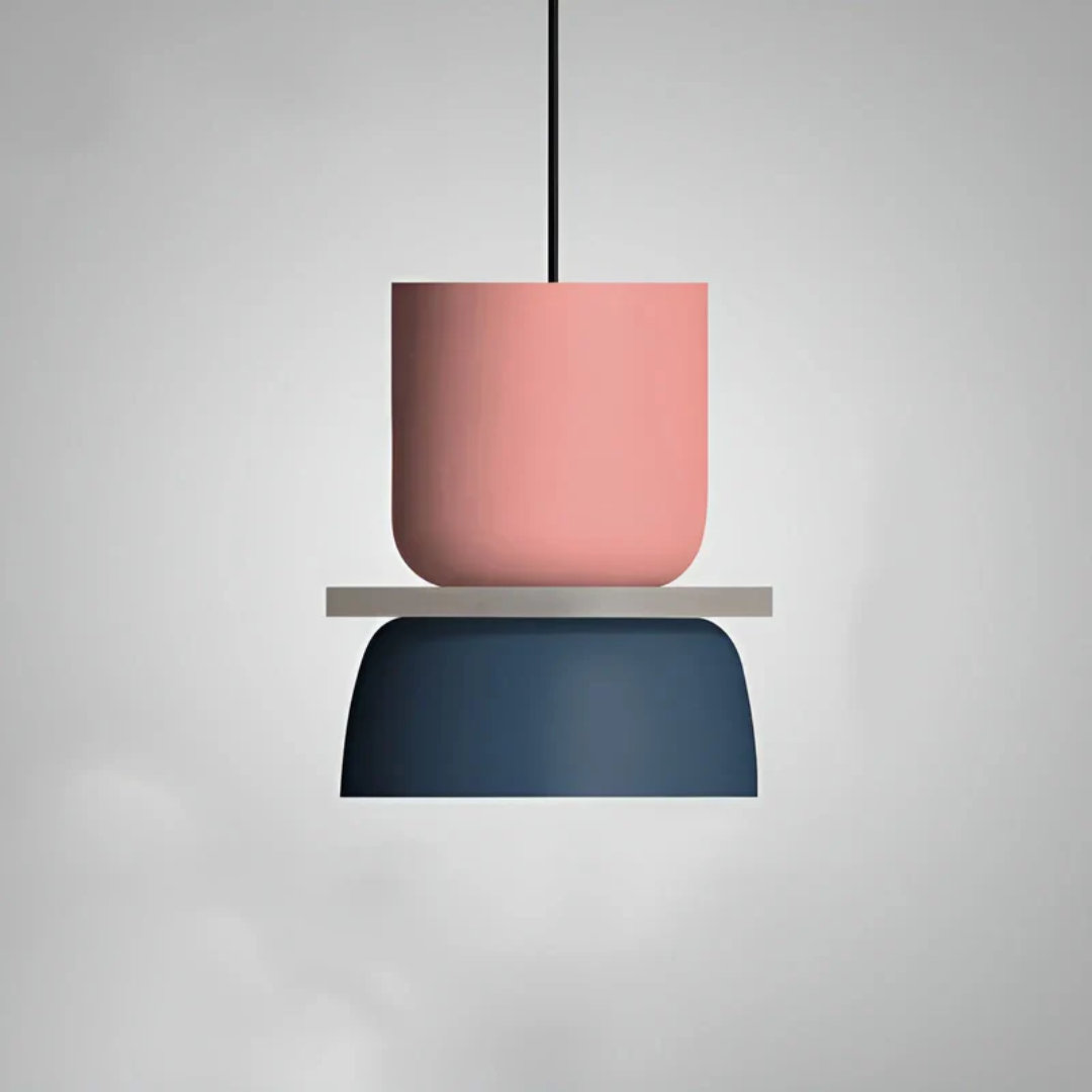 LumièreMacaron | Élégante Suspension LED Colorée pour Luminaire Chambre 1