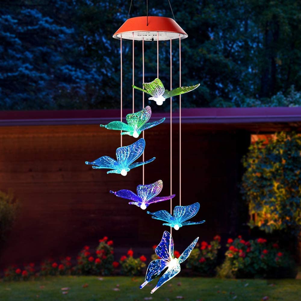 LumièrePapillon | Charmante Lampe Solaire Décorative pour Jardin 0