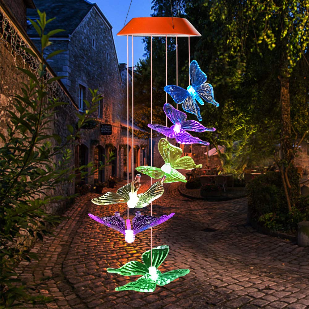 LumièrePapillon | Charmante Lampe Solaire Décorative pour Jardin 2
