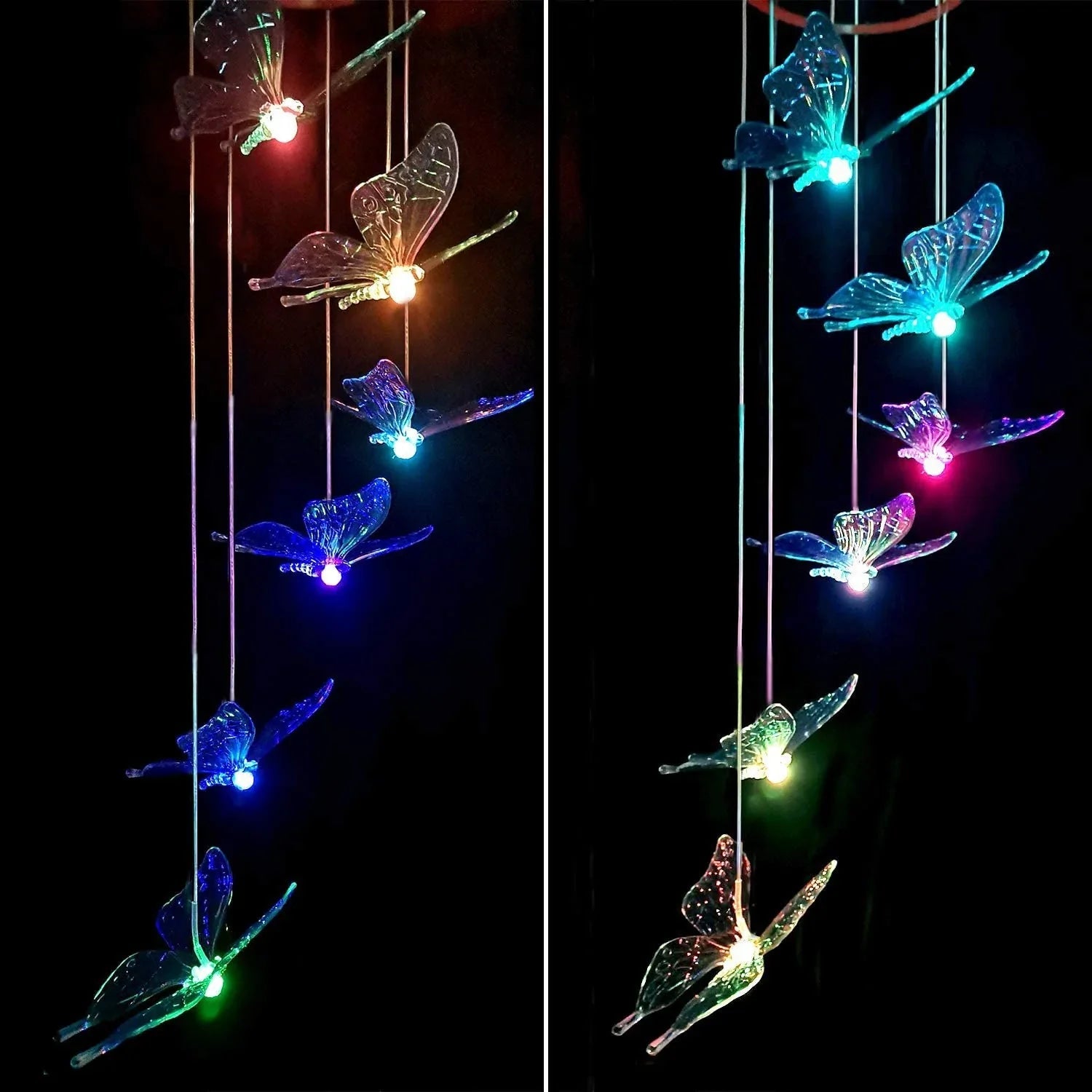 LumièrePapillon | Charmante Lampe Solaire Décorative pour Jardin 3