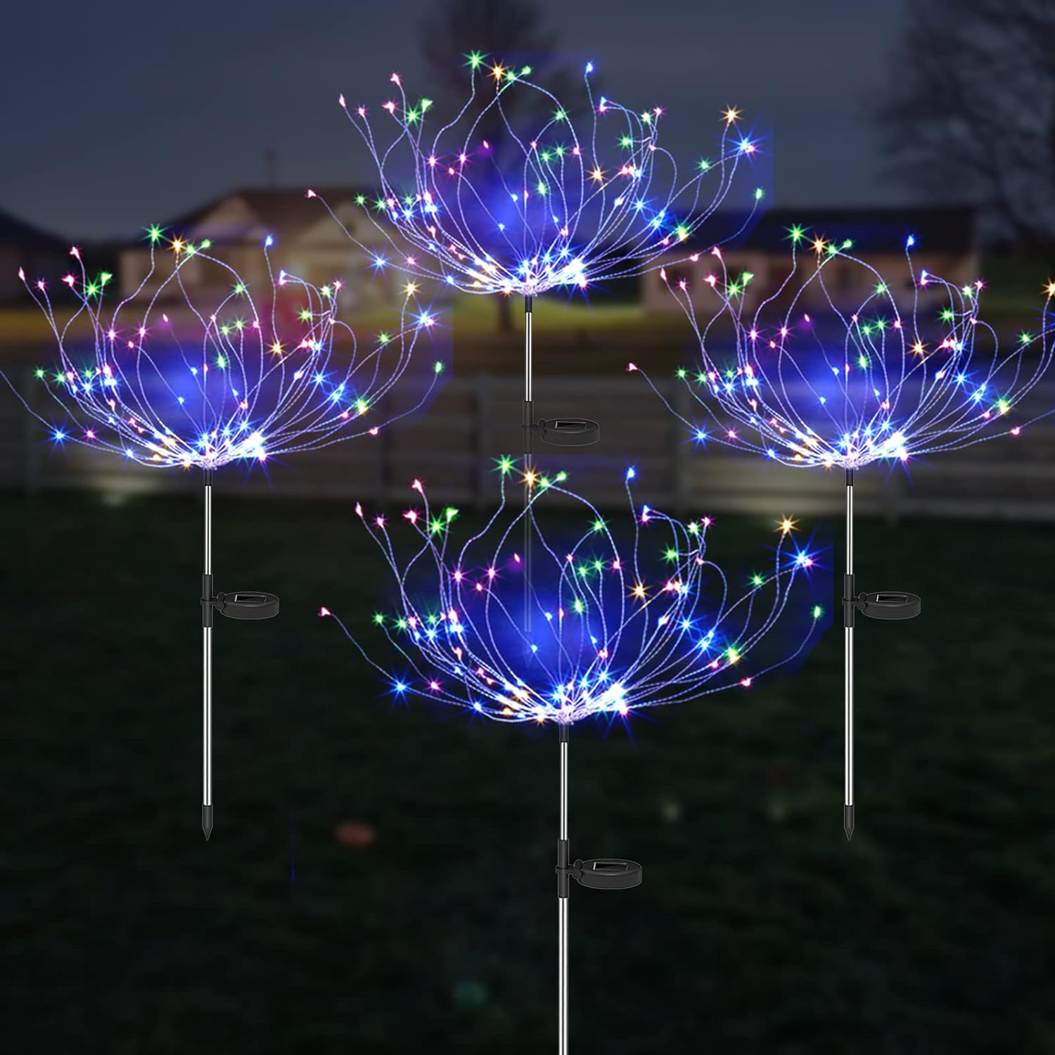 LumièreSolaire | Éblouissant Ensemble de 4 Lampes Solaire Jardin Extérieur 8