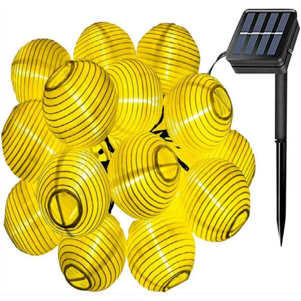 LumièreSolaire | Élégante Guirlande Lumineuse Écologique Extérieure 6