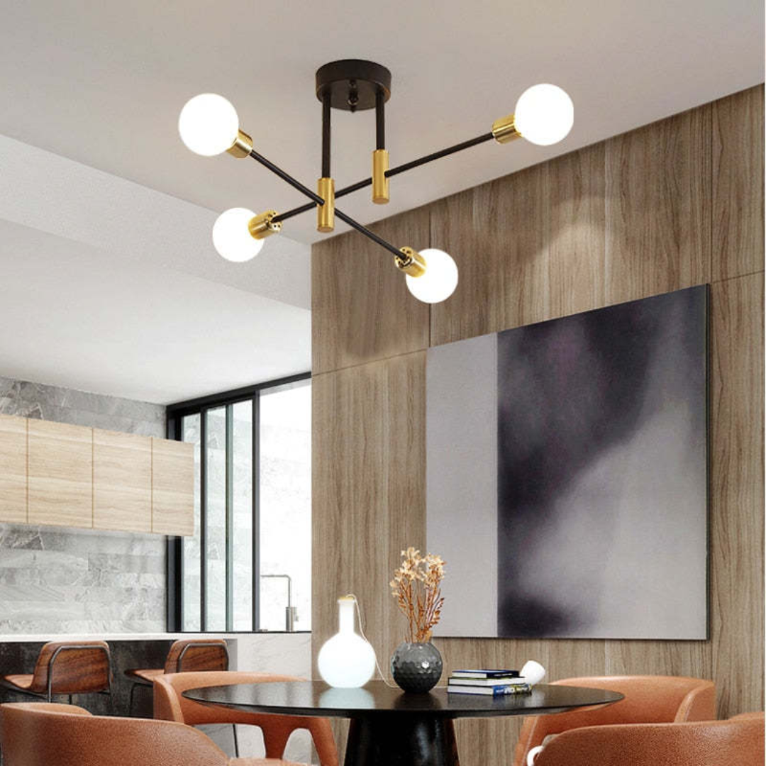 Lumière Royale | Élégant Plafonnier LED Design pour Salon et Chambre 0