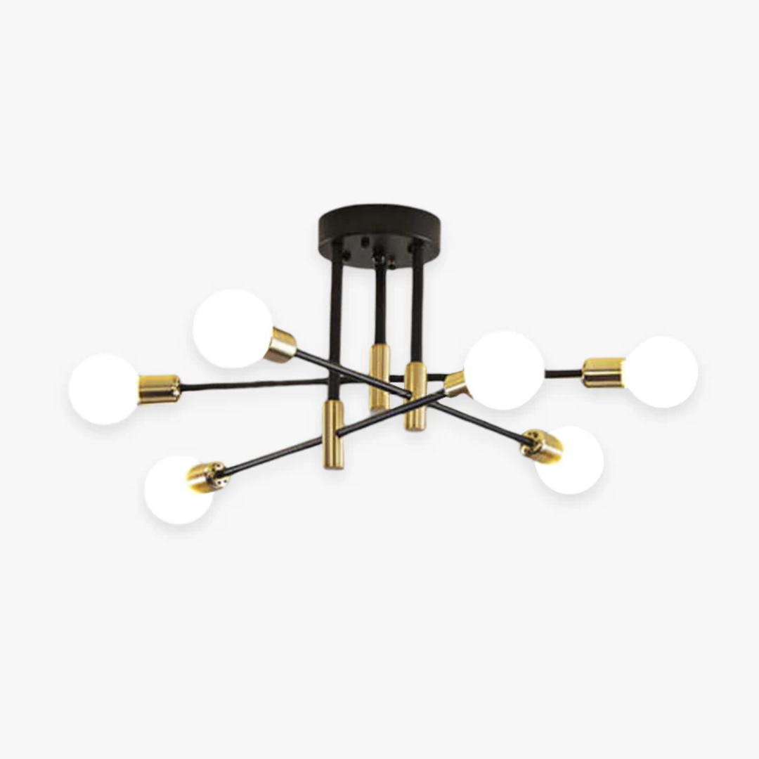 Lumière Royale | Élégant Plafonnier LED Design pour Salon et Chambre 1