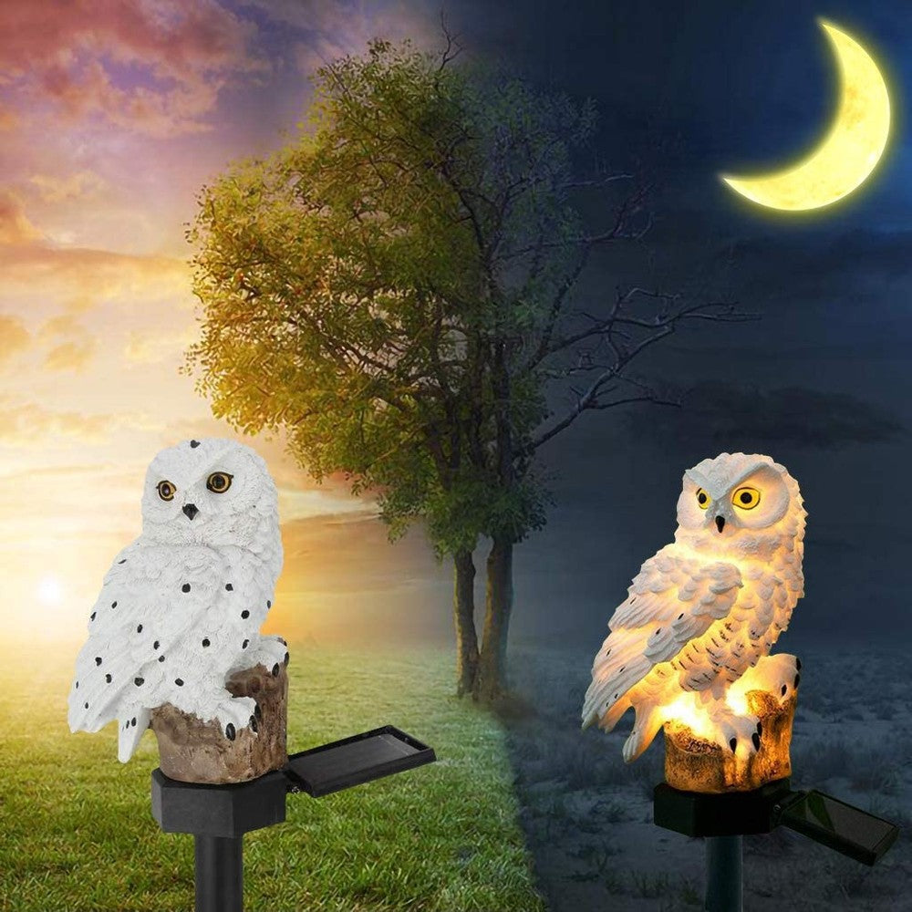 Lumière de Jardin Solaire Hibou | Charmante Décoration Énergétique 3
