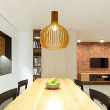 Luminaire Suspendu en Bois | Lampe Suspension Artisanale avec Lumière Chaude ? Ambiance Chaleureuse pour Cuisine et Bureau 3