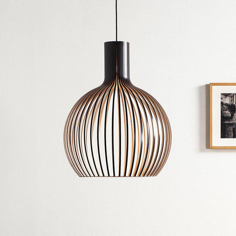 Luminaire Suspendu en Bois | Lampe Suspension Artisanale avec Lumière Chaude ? Ambiance Chaleureuse pour Cuisine et Bureau 4
