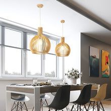 Luminaire Suspendu en Bois | Lampe Suspension Artisanale avec Lumière Chaude ? Ambiance Chaleureuse pour Cuisine et Bureau 6