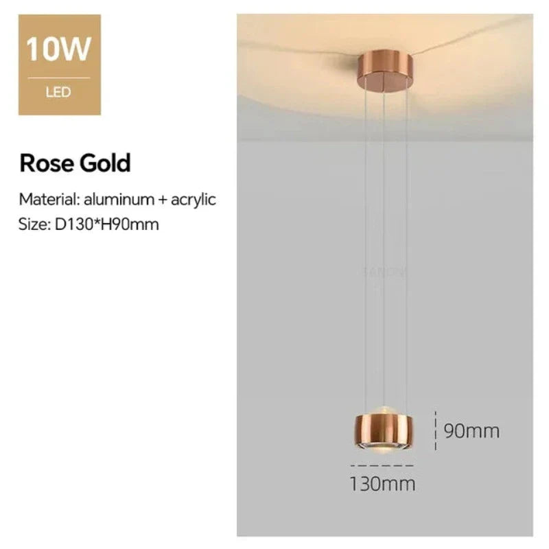 Luminara | Élégante Lampe Suspendue en Métal pour Éclairage Moderne 7