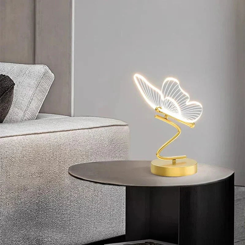 LumineuxPapillon | Élégante Lampe de Table LED Moderne et Compacte 2