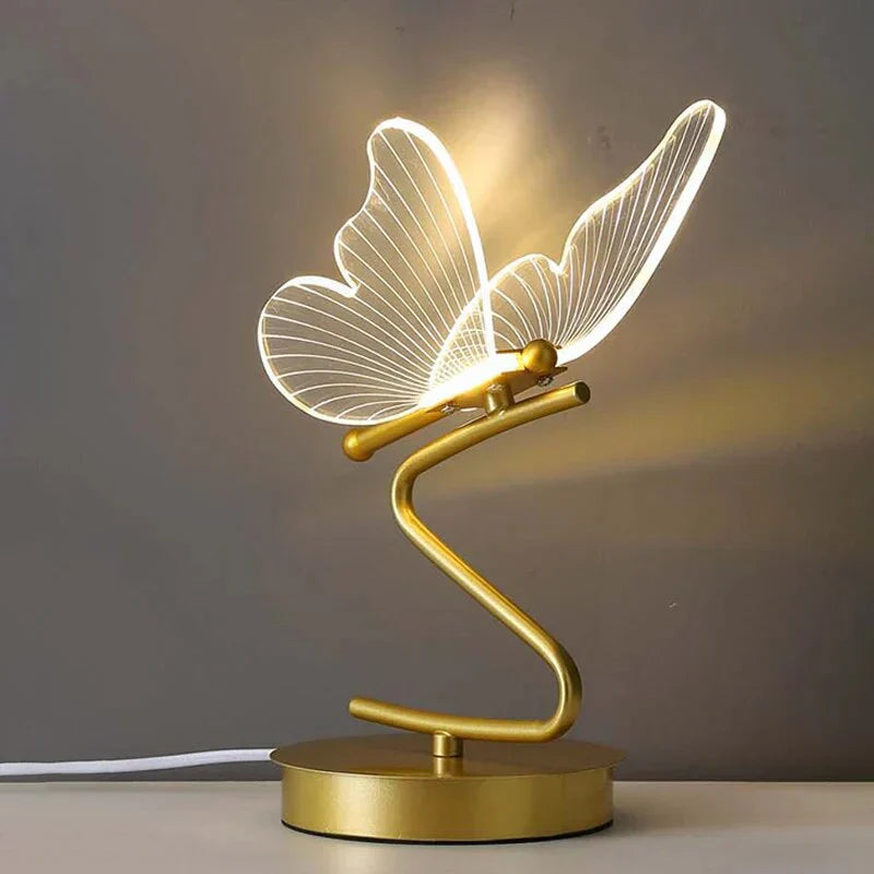 LumineuxPapillon | Élégante Lampe de Table LED Moderne et Compacte 3