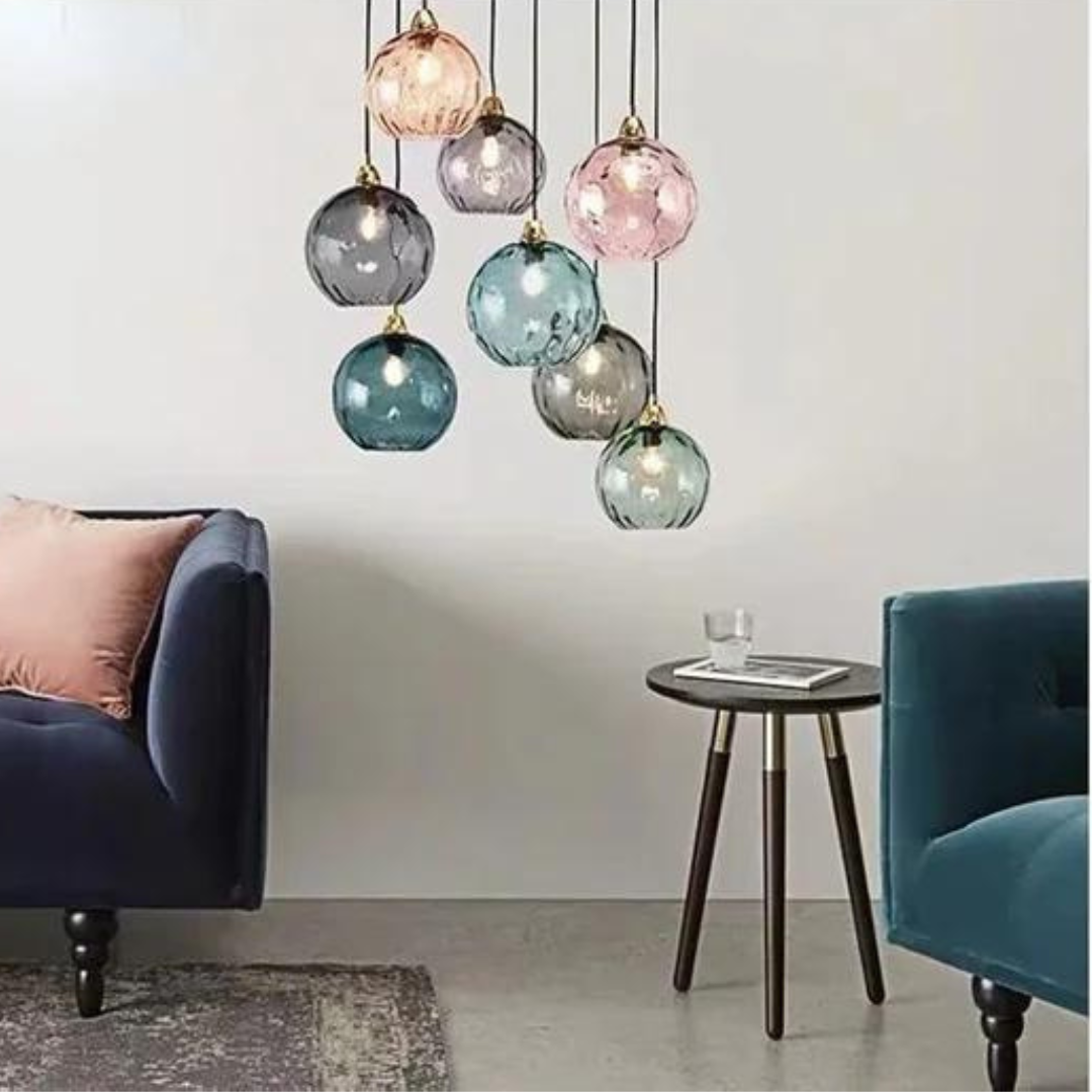 LumineuxVerre | Élégante Suspension Boule de Verre pour Intérieurs Chic 1
