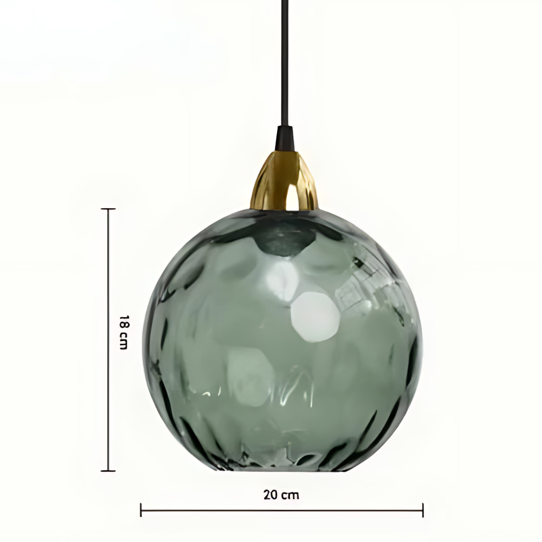LumineuxVerre | Élégante Suspension Boule de Verre pour Intérieurs Chic 10