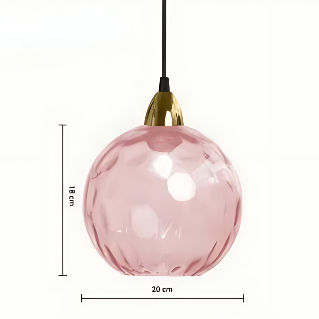 LumineuxVerre | Élégante Suspension Boule de Verre pour Intérieurs Chic 11