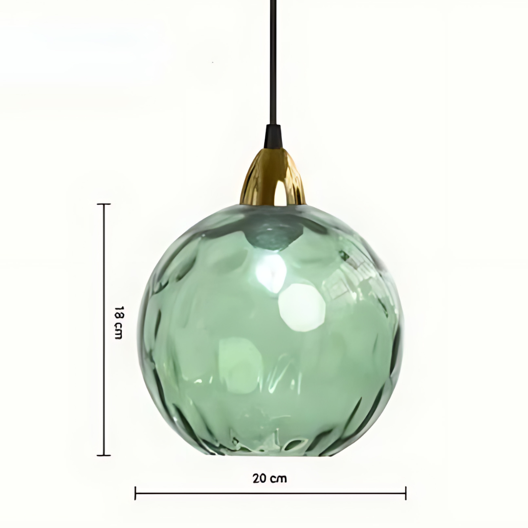 LumineuxVerre | Élégante Suspension Boule de Verre pour Intérieurs Chic 14
