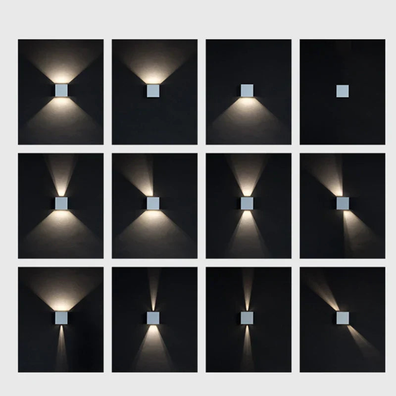Luminex | Élégante Applique Murale Extérieure en Aluminium Design 3