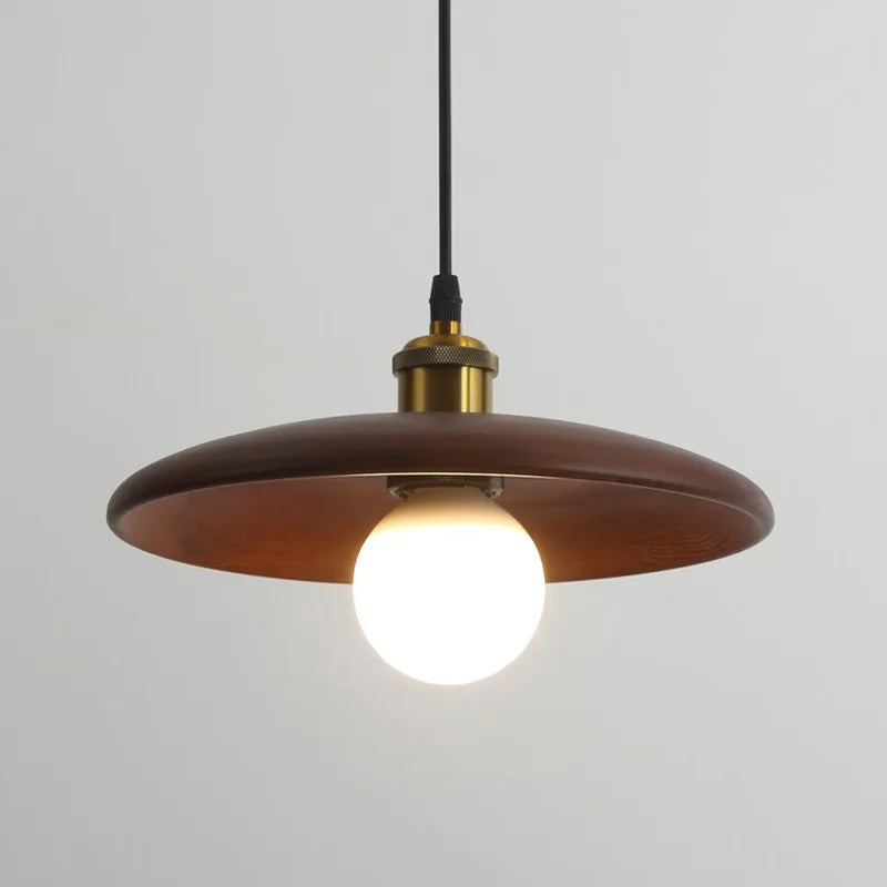 LuminoBois | Élégante Suspension Bois Design Moderne Luminaire 1