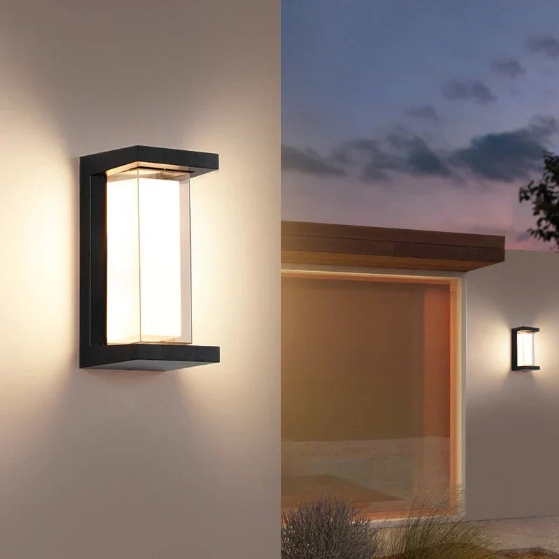 LunaLight | Élégante Applique Murale Extérieure Résistante aux Intempéries 3