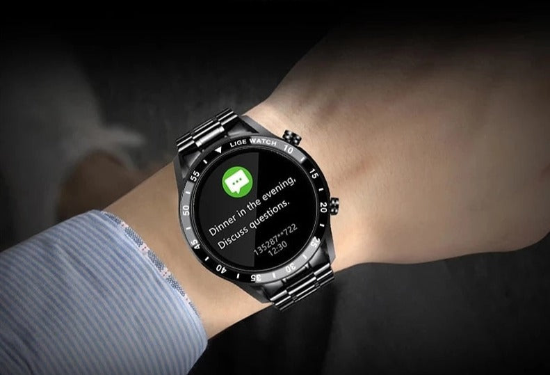 LuxeFit | Montre Intelligente Multifonction avec Suivi de Santé | Design Élégant pour Performance et Style 6
