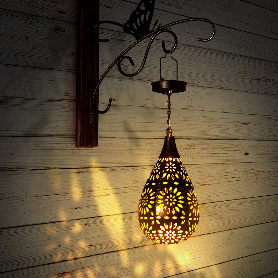 Solar Lichtdruppel - Lampe solaire de jardin en forme de goutte