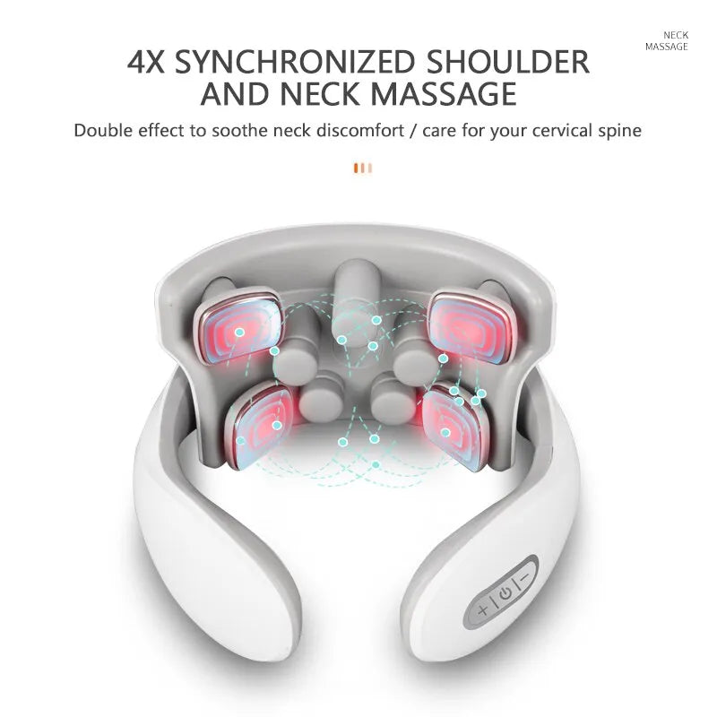 NeckEase Device – Masseur Cervical Portable Détente