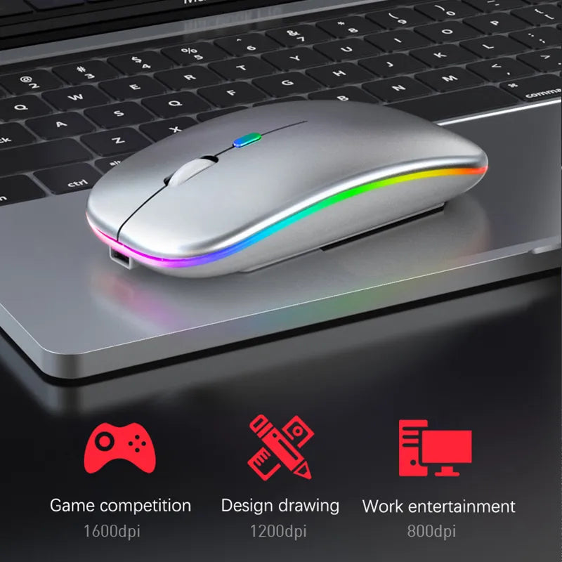 LuxeClick Mouse – Souris Bluetooth Rechargeable Sans Fil