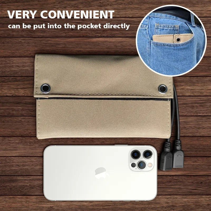 SolarFold Powerbank - Chargeur Solaire Pliable