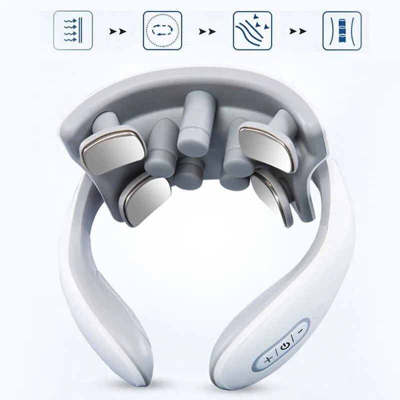 NeckEase Device – Masseur Cervical Portable Détente